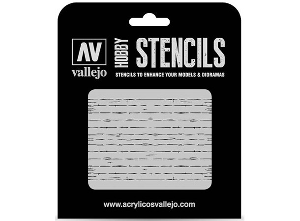Hobby Stencils Wood Texture v1 Vallejo 