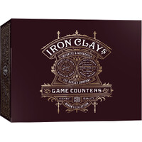 Iron Clays Game Counters 200 marker Luxury Game Counters Retail Edition