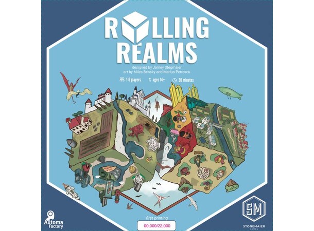 Rolling Realms Brädspel