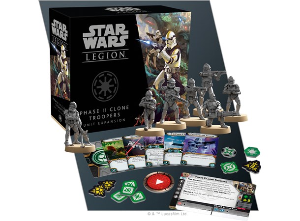 Star Wars Legion Phase II Clone Troopers Expansion till Star Wars Legion 