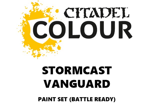 Stormcast Vanguard Paint Set Battle Ready Paint Set för din armé 
