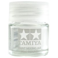 Tamiya Paint Mixing Jar Mini Round 10ml Färgburkar - tätt lock med packning