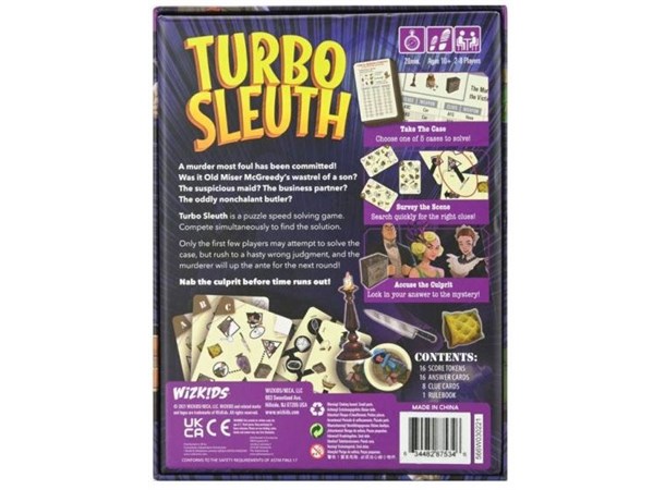 Turbo Sleuth Brettspill