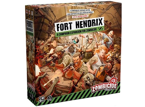Zombicide 2nd Ed Fort Hendrix Exp Campaign Expansion for 2nd Edition 