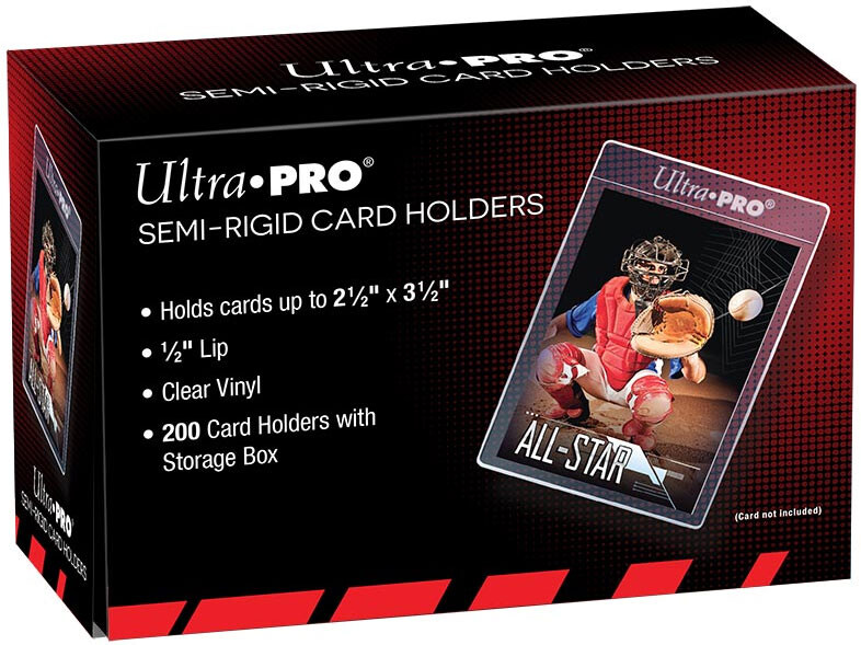 Sleeves Semi-Rigid Card Holders 64x89 200 sleeves för extra skydd