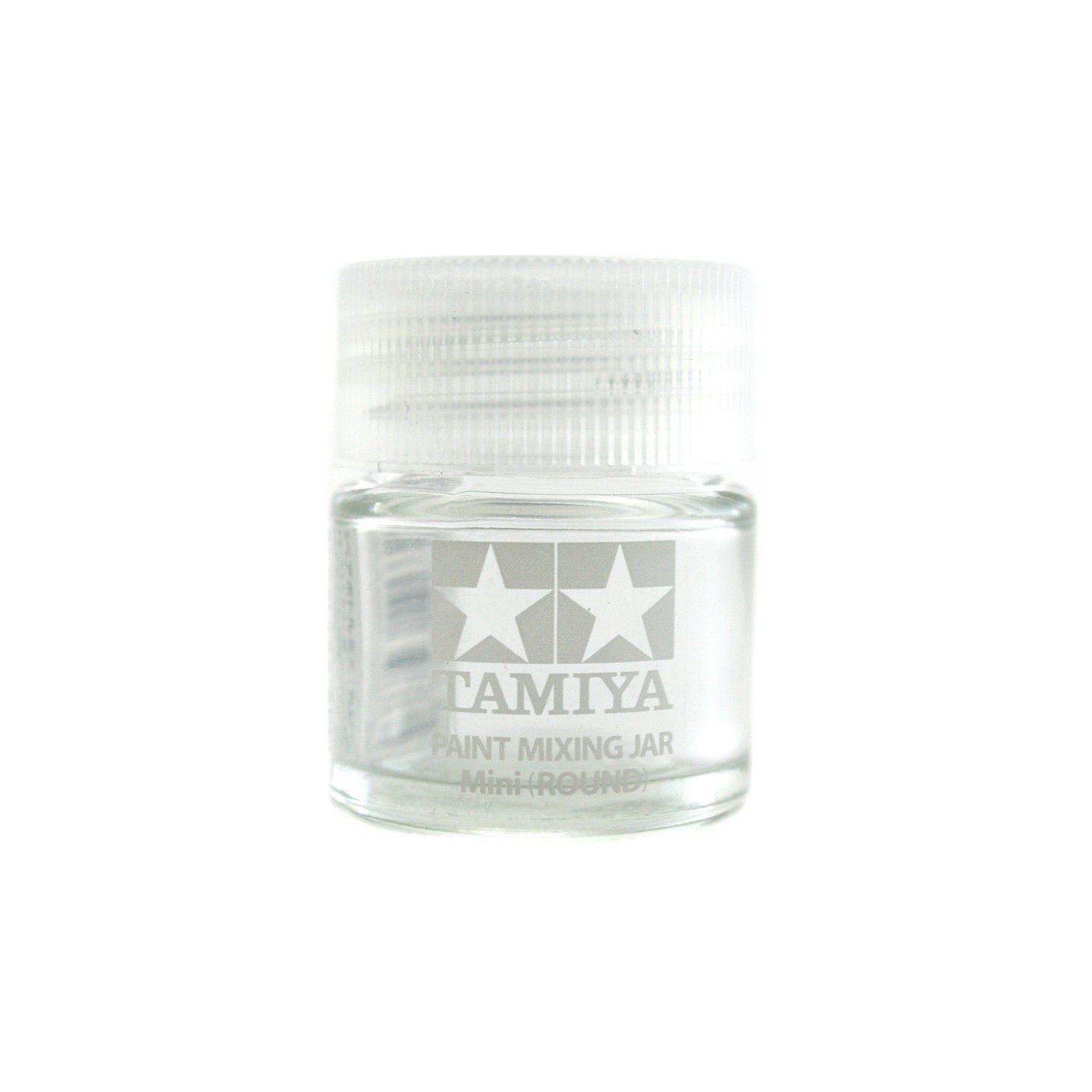 Tamiya Paint Mixing Jar Mini Round 10ml Färgburkar - tätt lock med packning