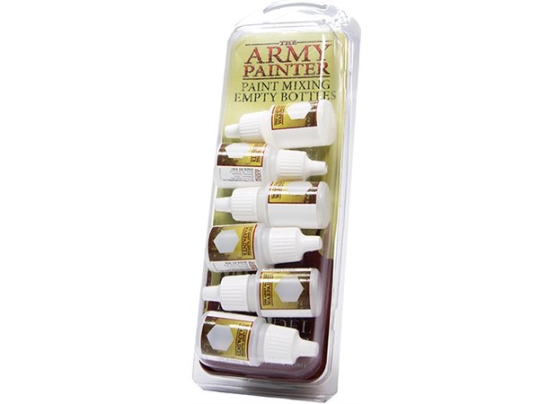 Army Painter Paint Mixing Empty Bottles 12 ml flaskor - 6 st 
