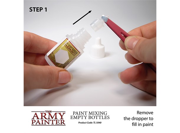 Army Painter Paint Mixing Empty Bottles 12 ml flaskor - 6 st 