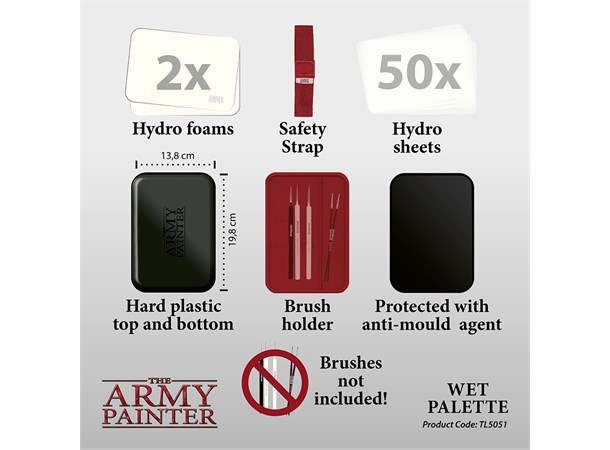 Army Painter Wet Palette TL5051 - 20cm x 14cm 