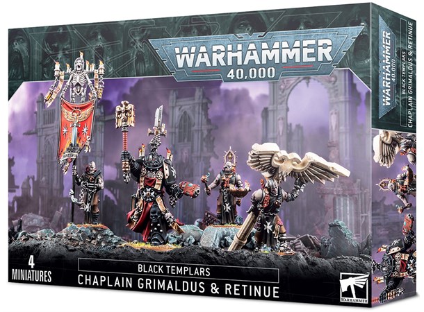 Black Templars Grimaldus & Retinue Warhammer 40K 