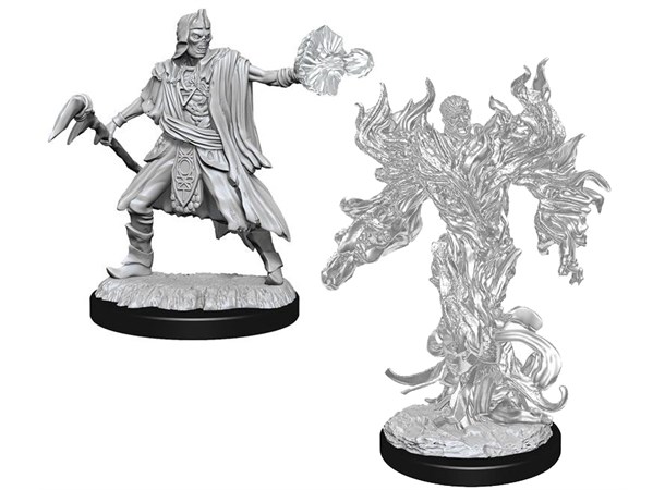 D&D Figur Nolzur Allip & Deathlock Nolzur's Marvelous Miniatures - Ej målad 
