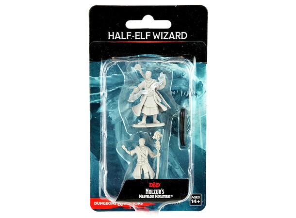 D&D Figur Nolzur Half-Elf Wizard Male Nolzur's Marvelous Miniatures 