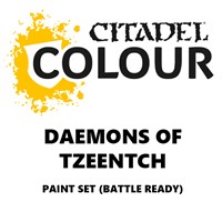Daemons of Tzeentch Paint Set Battle Ready Paint Set för din armé
