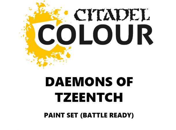 Daemons of Tzeentch Paint Set Battle Ready Paint Set för din armé 
