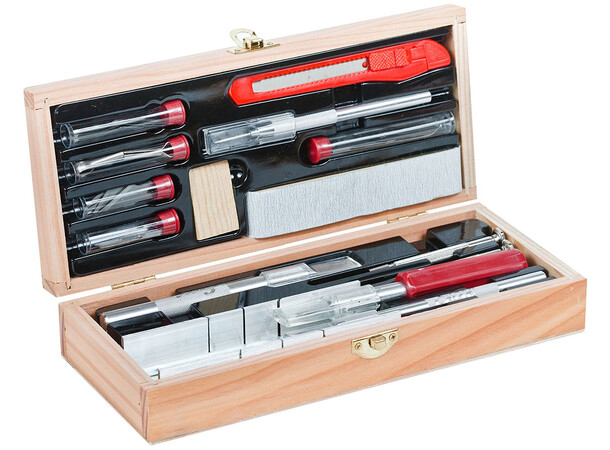 Deluxe Knife & Tool Set Exklusiv hobbyverktygssats 