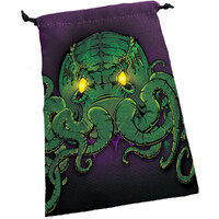 Dice Bag Cthulhu Med plats för 100+ tärningar