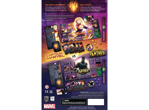 Dice Throne Marvel 2 Hero Box 1 Captain Marvel / Black Panther 