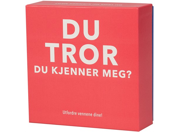 Du Tror Du Kjenner Meg Kortspill 