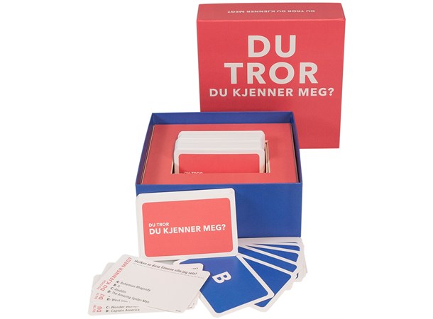 Du Tror Du Kjenner Meg Kortspill 