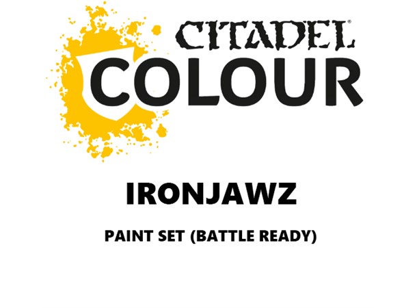 Ironjawz Paint Set Battle Ready Paint Set för din armé 