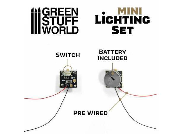Mini Lighting Set Switch Strömbrytare för miniatyrbelysning 