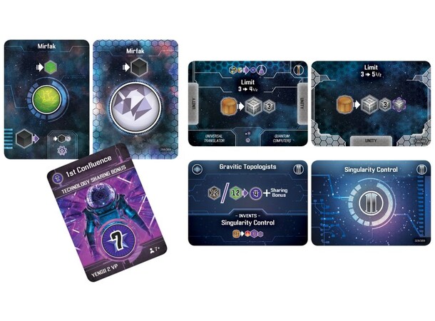 Sidereal Confluence Brädspel Remastered Edition 