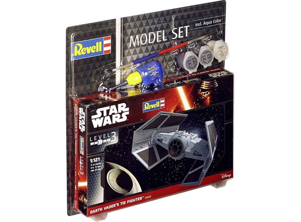 Star Wars Darth Vader Tie Starter Set Revell 1:121 Byggsats 