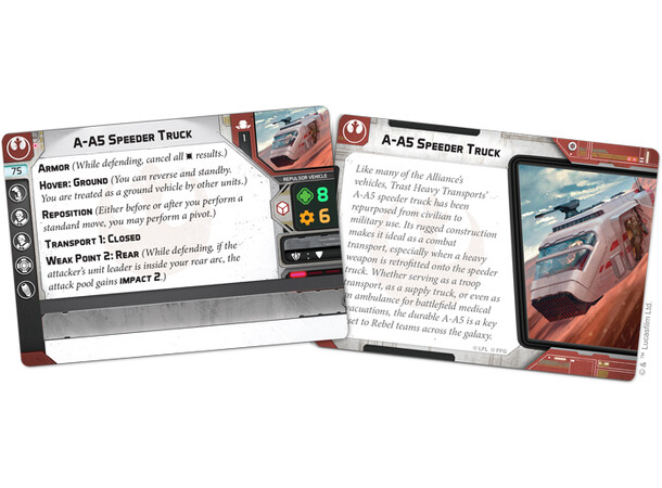 Star Wars Legion A-A5 Speeder Truck Exp Expansion till Star Wars Legion 
