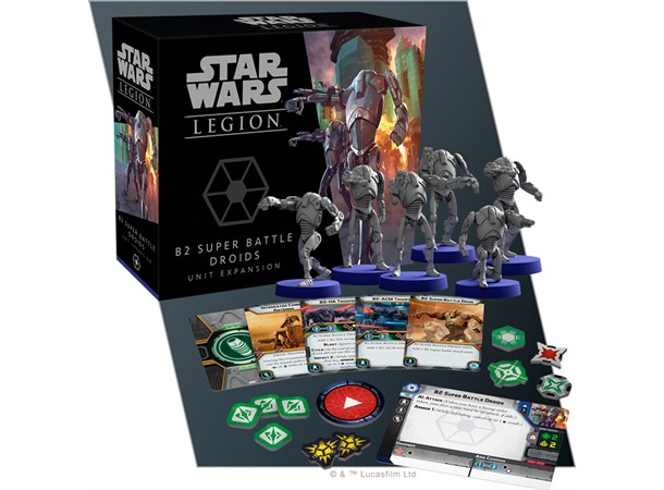 Star Wars Legion B2 Super Battle Droids Expansion till Star Wars Legion 