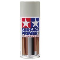 Tamiya Fine Surface Primer L Gray 180ml Spray Can Plastic/Metal