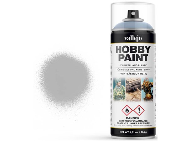 Vallejo Hobby Paint Spray Grey 400ml Sprayburk - Surface Primer 