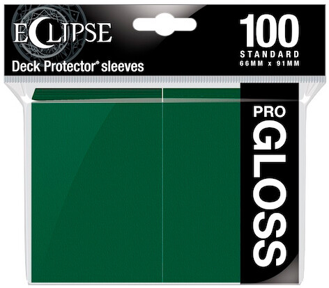Sleeves Eclipse Pro Gloss Grön x100 Ultra Pro Kortskydd / Deck Protector