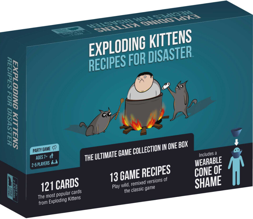 Exploding Kittens Recipes for Disaster Frittstående samlarpaket m/121 Kort