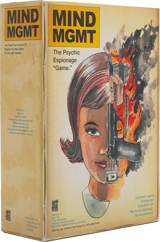 Mind MGMT Brädspel The Psychic Espionage Game