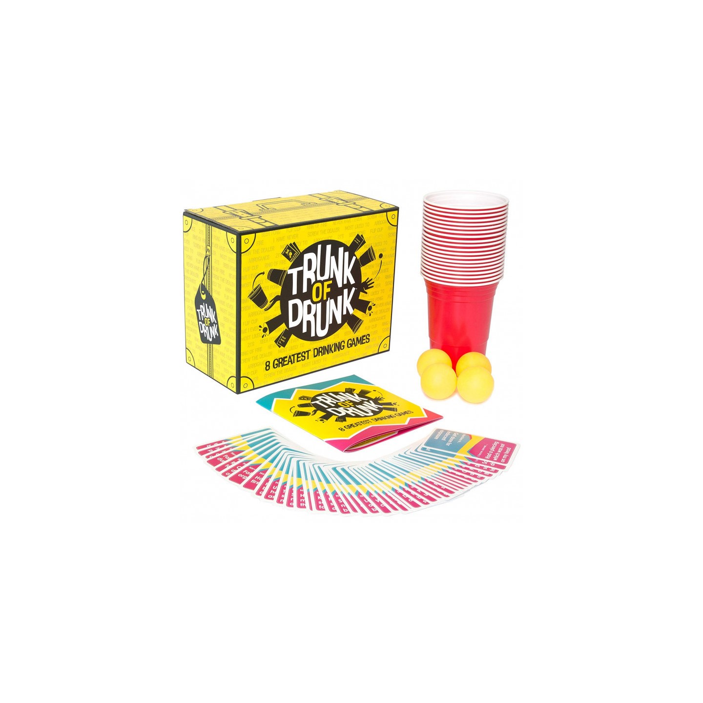 Trunk of Drunk Brädspel Beer Pong, I Have Never,  Ring of Fire++