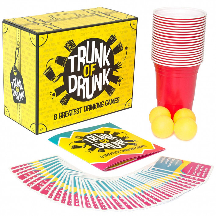Trunk of Drunk Brädspel Beer Pong, I Have Never,  Ring of Fire++