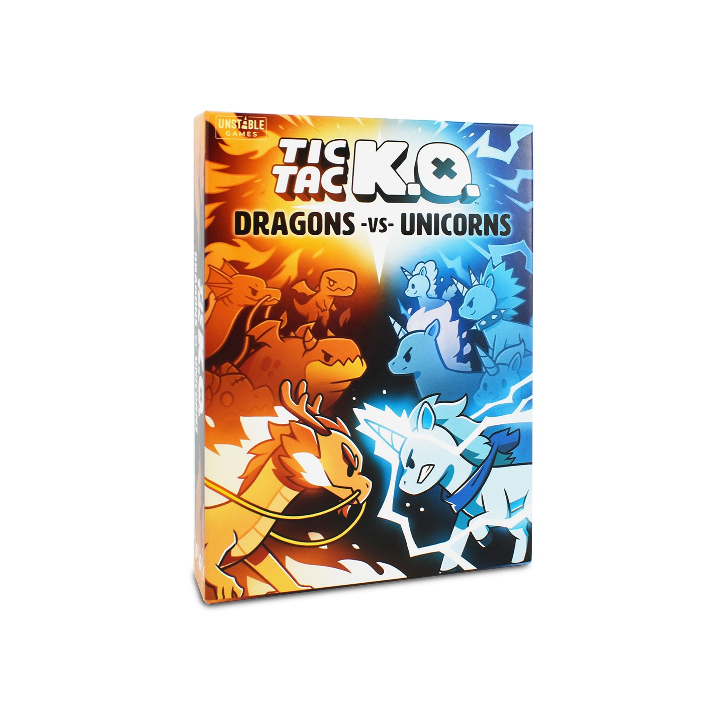 Tic Tac KO Brädspel Dragons vs. Unicorns