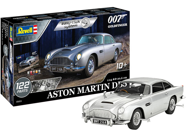 007 Aston Martin DB5 Starter Set James Bond Revell 1:24 Byggsats 