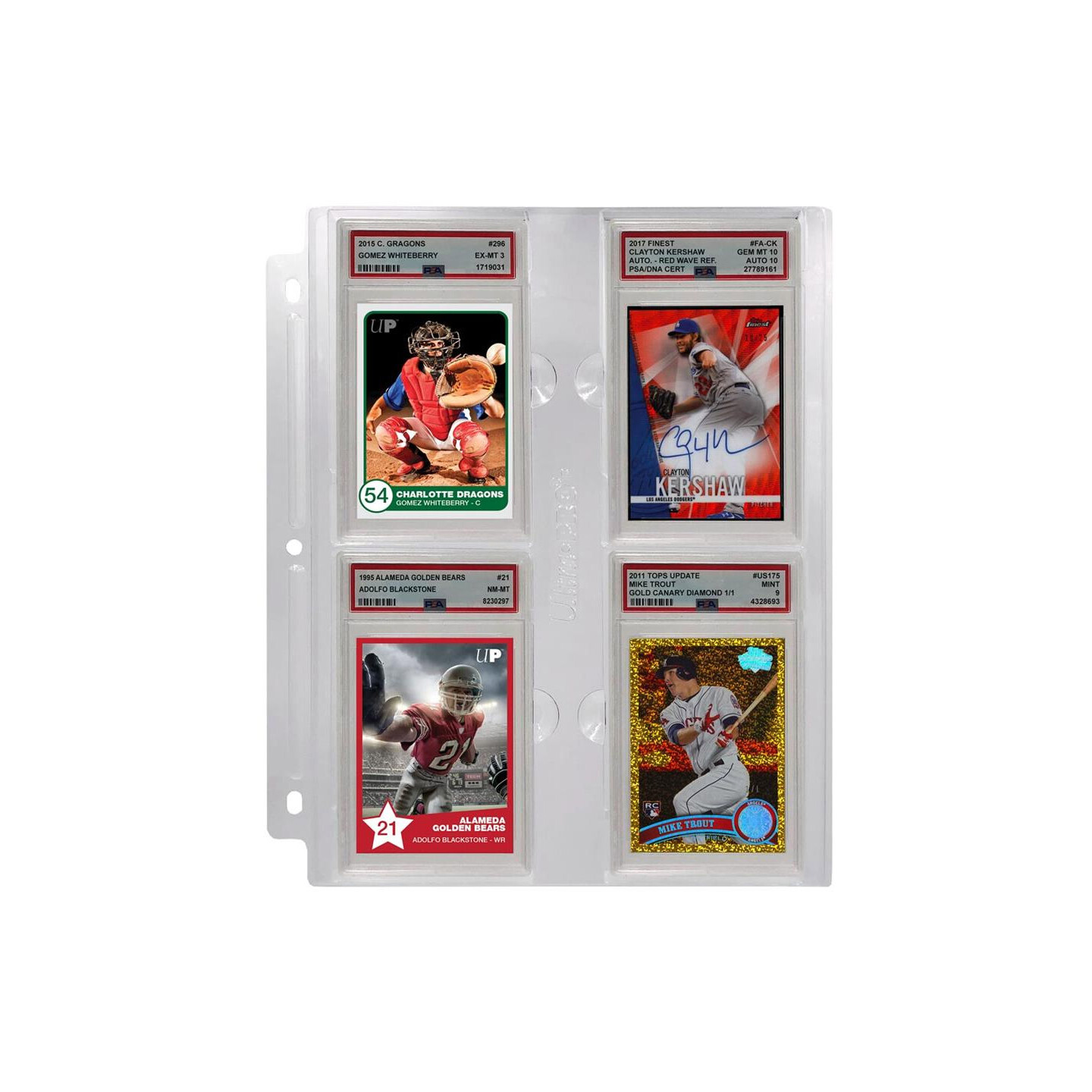 4-Pocket Page för PSA Slabs (1 st)