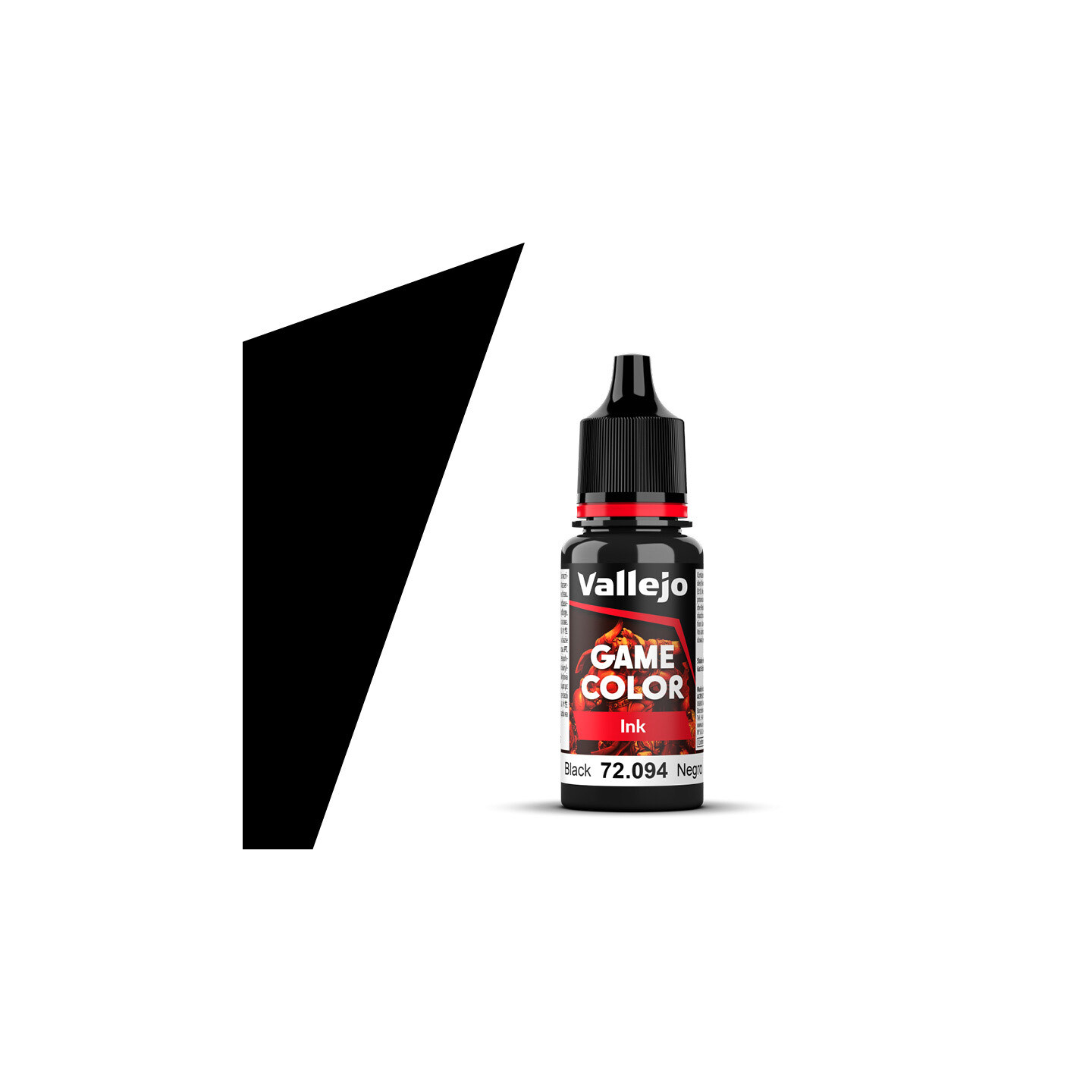 Vallejo Game Color Black 18ml - Ink