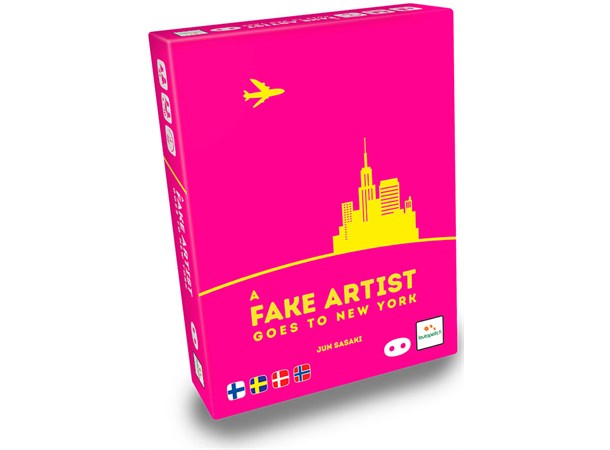A Fake Artist Goes To New York Kortspil Svensk utgåva 