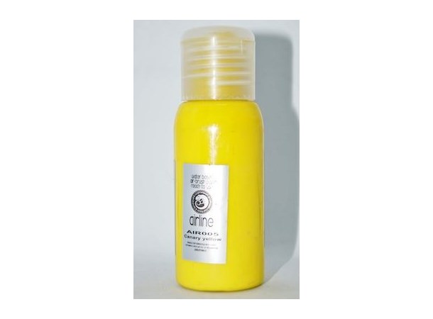 Cameleon Air Bodypaint Canary Yellow Airbrush Make Up maling 50ml 