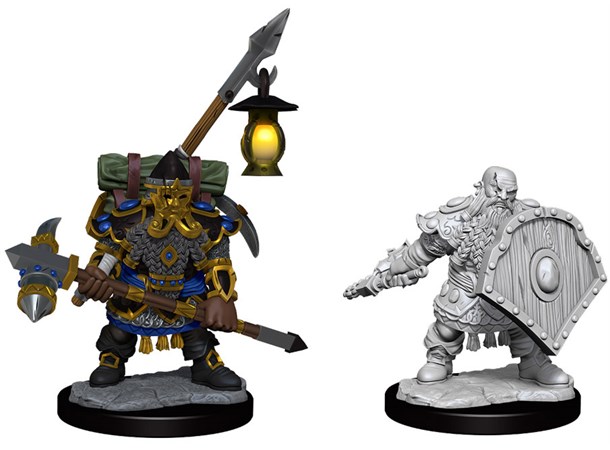 D&D Figur Frameworks Dwarf Fighter Male 