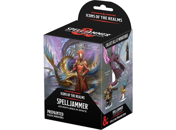 D&D Figur Icons Spelljammer Brick Display - 8 bokser á 4 figurer per boks 