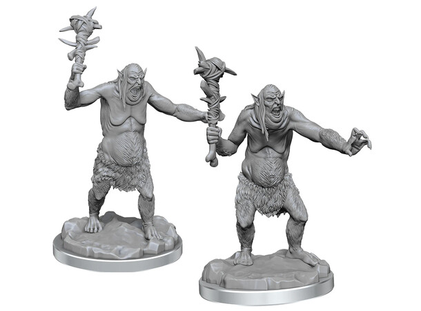 D&D Figur Nolzur Grimlocks Nolzur's Marvelous Miniatures - Ej målad 