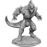 D&D Figur Nolzur Lizardfolk Render Nolzur's Marvelous Miniatures - Ej målad