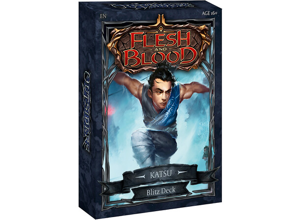 Flesh & Blood Outsiders Blitz Katzu Ferdigbygget 40+ kort deck 