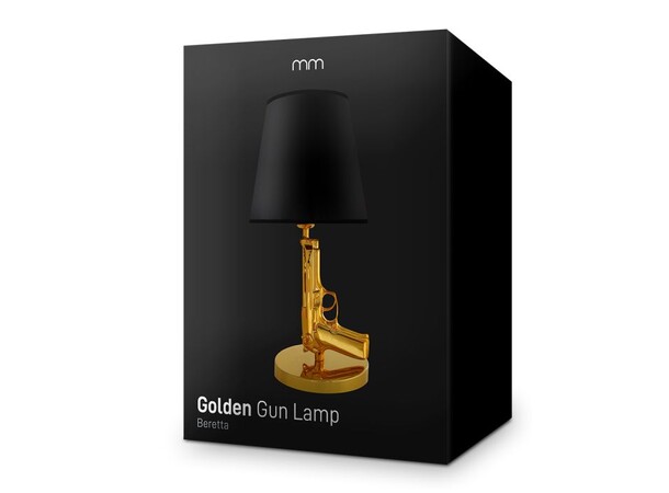 Golden Gun Beretta Pistol Lampa 