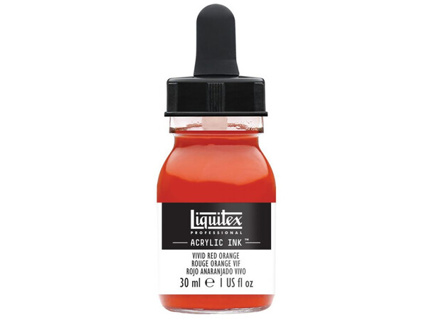 Ink Acrylic Vivid Red Orange Liquitex 620 - 30 ml 