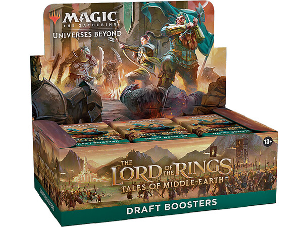Magic Tales Middle-Earth Draft Display The Lord of the Rings Booster Box 